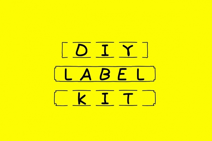 Label kit Font Font Download