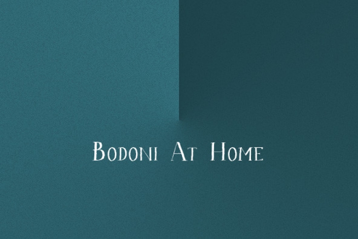 Bodoni At Home Font Font Download