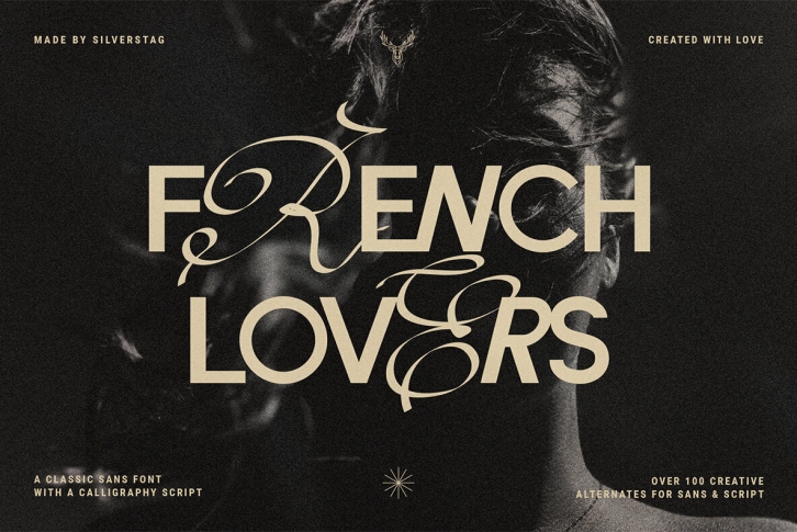 French Lovers Duo Font Download