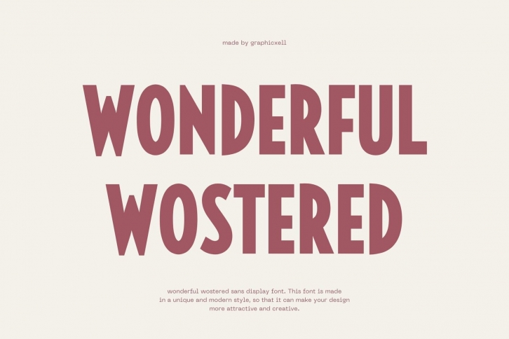 Wonderful Wostered Font Font Download