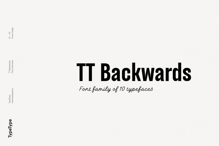 TT Backwards Font Font Download