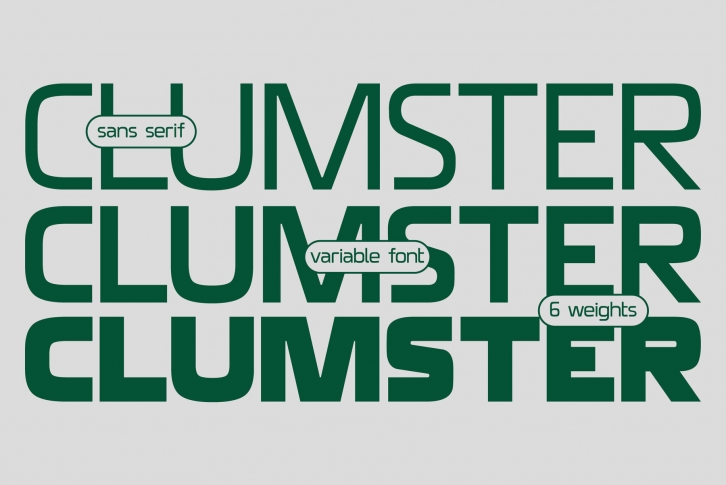 SK Clumster Sans Font Font Download