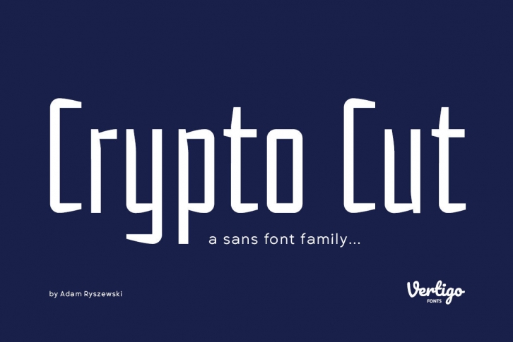 Crypto Cut Font Font Download