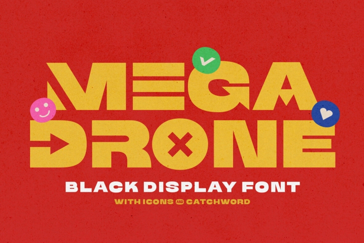 Mega Drone Font Font Download