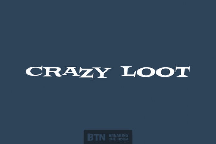 Crazy Loot Font Font Download