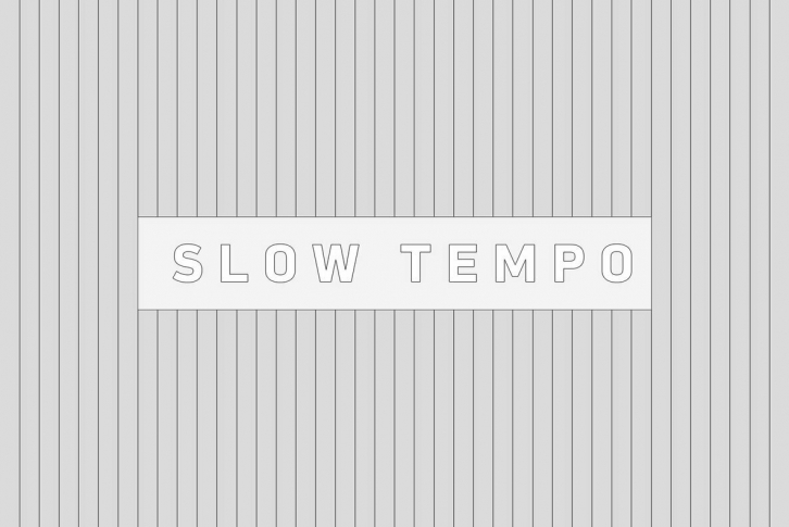 Slow Tempo Font Font Download