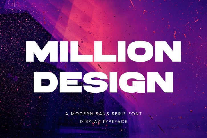 Million Design Font Font Download