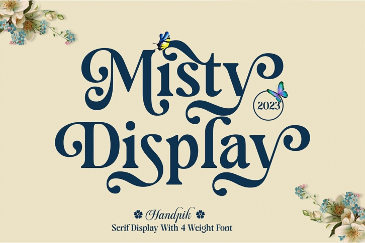 Misty Display Font Font Download