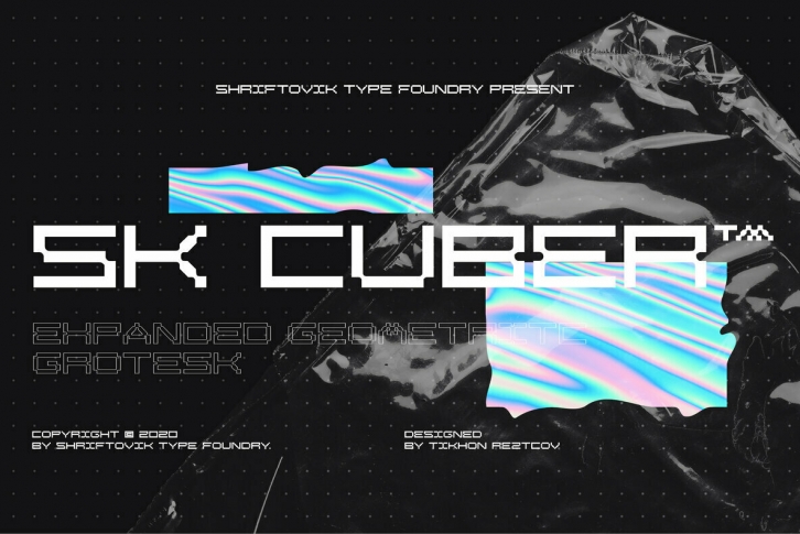 SK Cuber Font Font Download