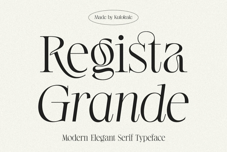 Regista Grande Font Font Download