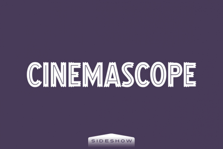 Cinemascope Font Font Download