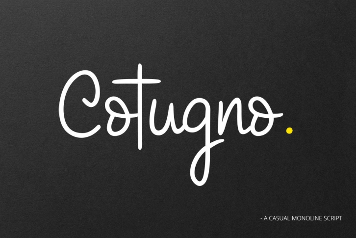 Cotugno Script Font Font Download