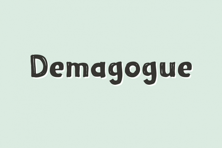 Demagogue Font Font Download