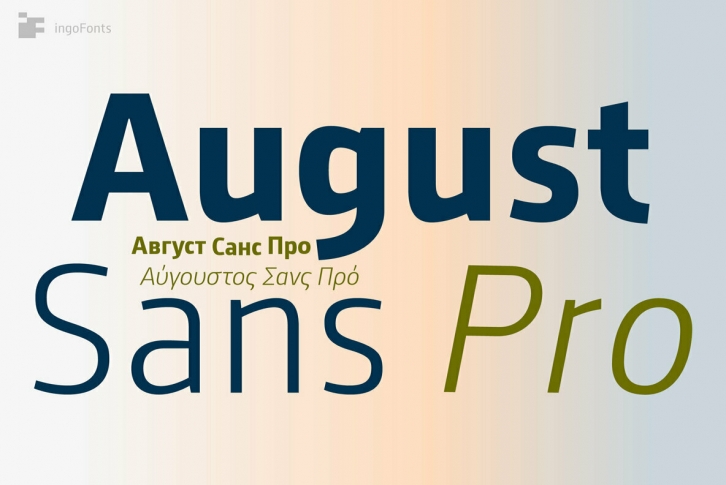 August Sans Pro Font Font Download