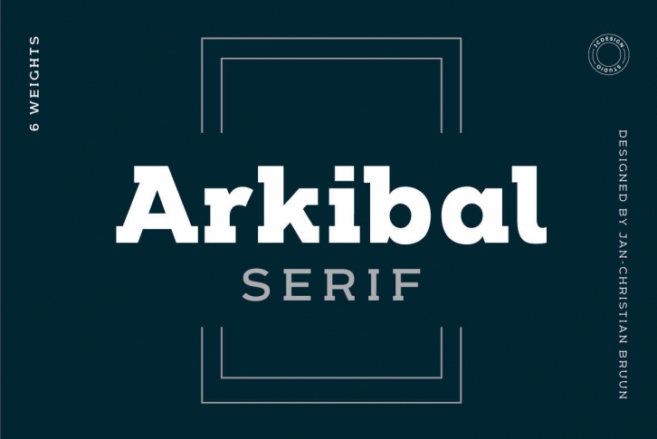 Arkibal Serif Font Font Download