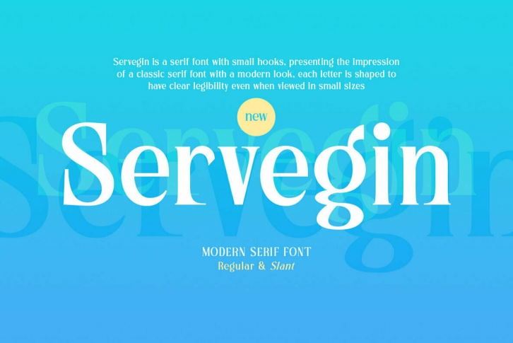 Servegin Font Font Download