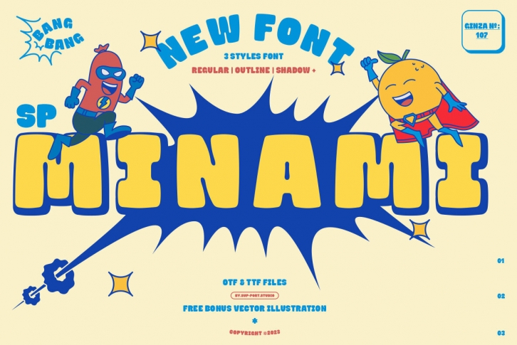 SP MINAMI Font Font Download