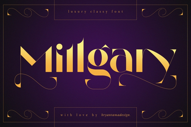 Millgary Font Font Download