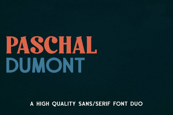 Paschal Dumont Duo Font Download