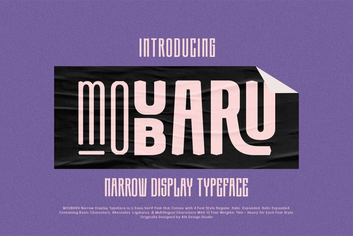 Moubaru Font Font Download