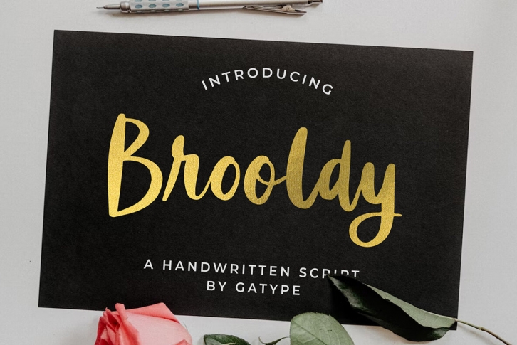 Brooldy Font Font Download