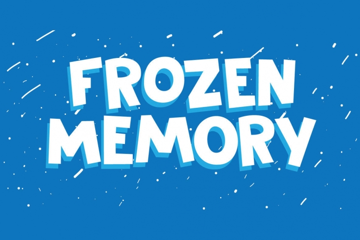 Frozen Memory Font Font Download