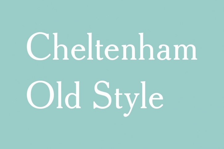 Cheltenham Old Style Font Font Download