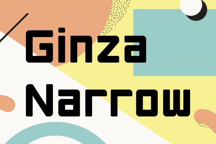 Ginza Narrow Font Font Download