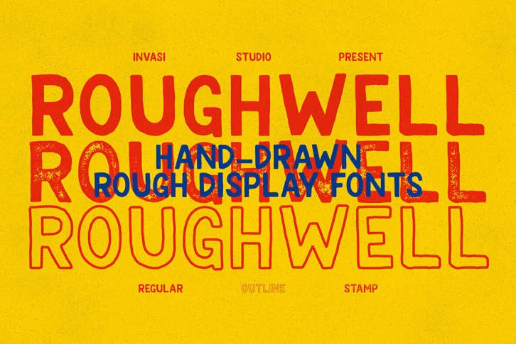 Roughwell Font Font Download