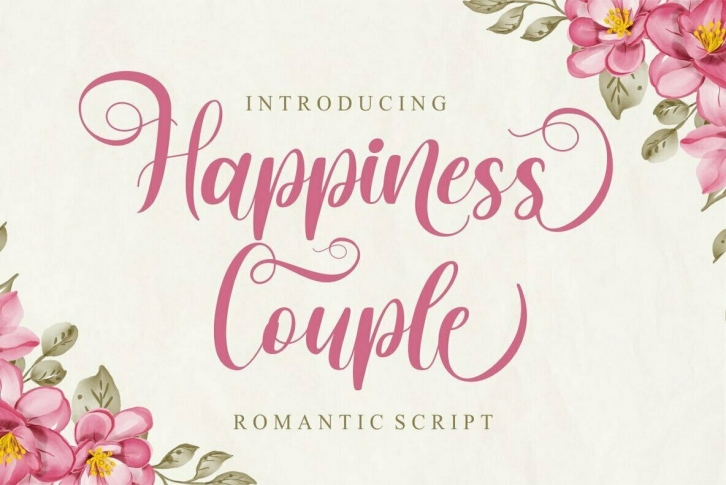 Happiness Couple Font Font Download