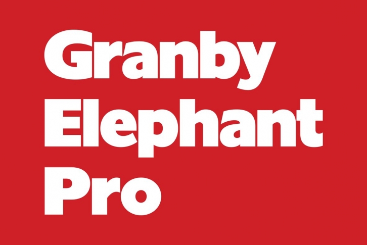 Granby Elephant Pro Font Font Download