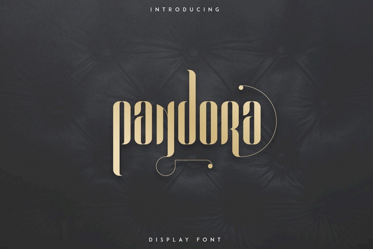 Pandora Display Font Font Download