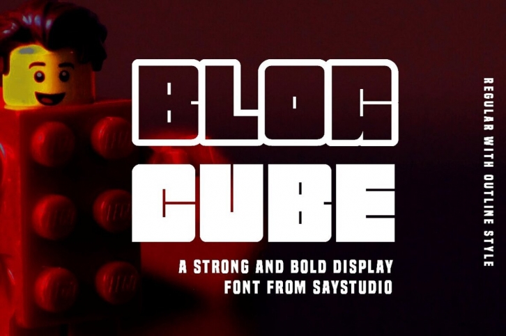 Blog Cube Font Font Download