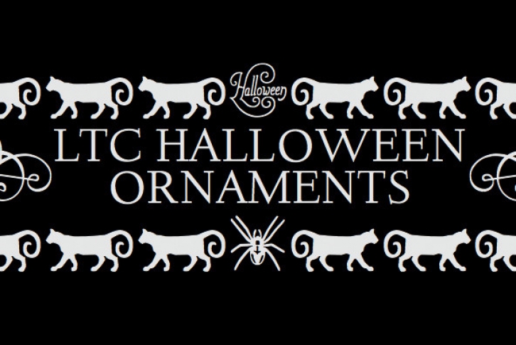 LTC Halloween Ornaments Font Font Download