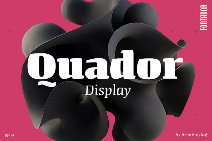Quador Display Font Font Download