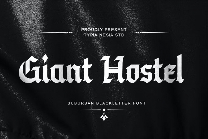 Giant Hostel Font Font Download