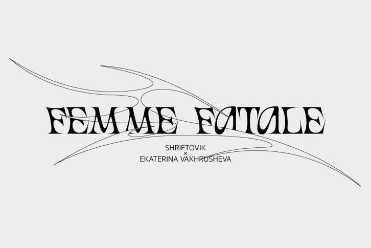 SK Femme Fatale Font Font Download