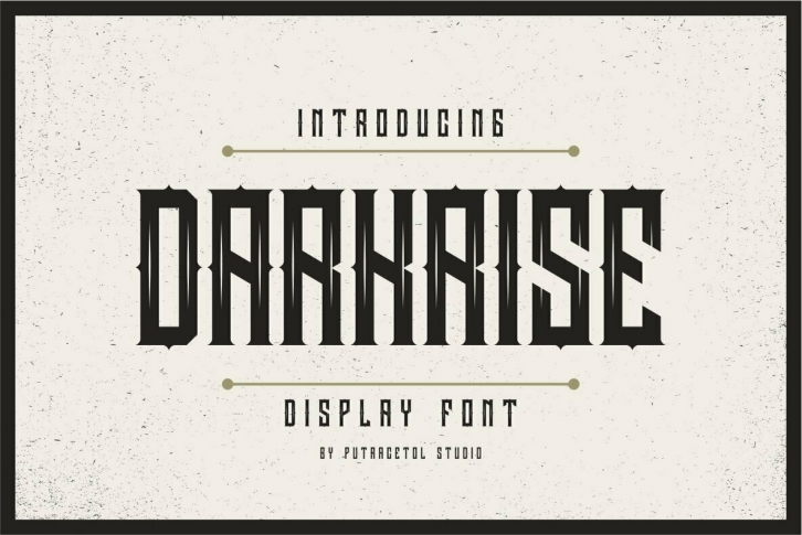 Darkrise Font Font Download