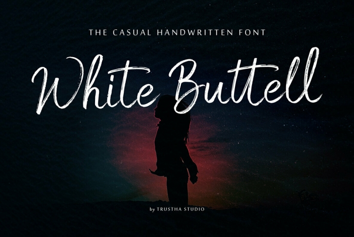 White Buttell Font Font Download
