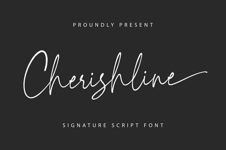 Cherishline Script Font Font Download