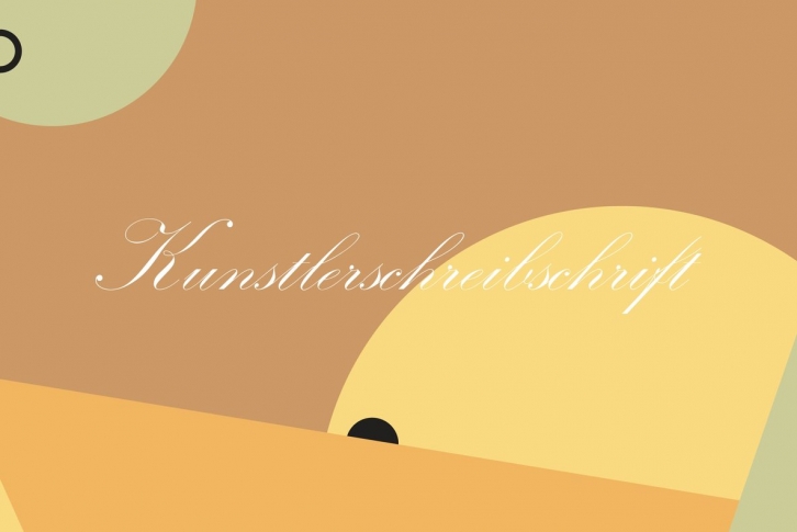 Kunstlerschreibschrift Font Font Download