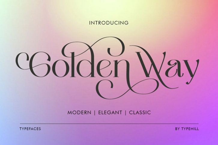 Golden Way Font Font Download