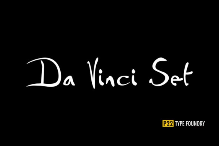 P22 Da Vinci Set Font Font Download