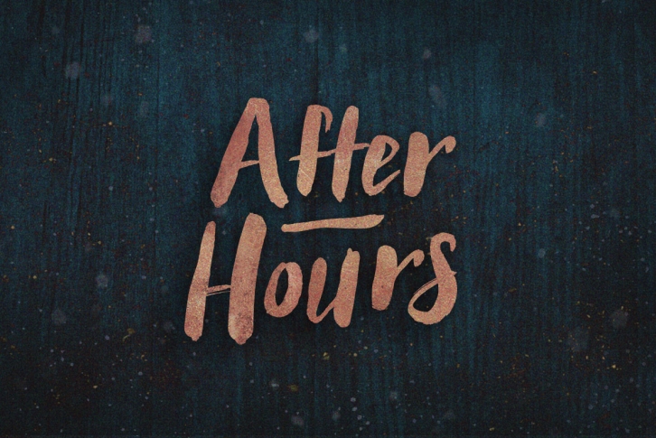 After Hours Font Font Download