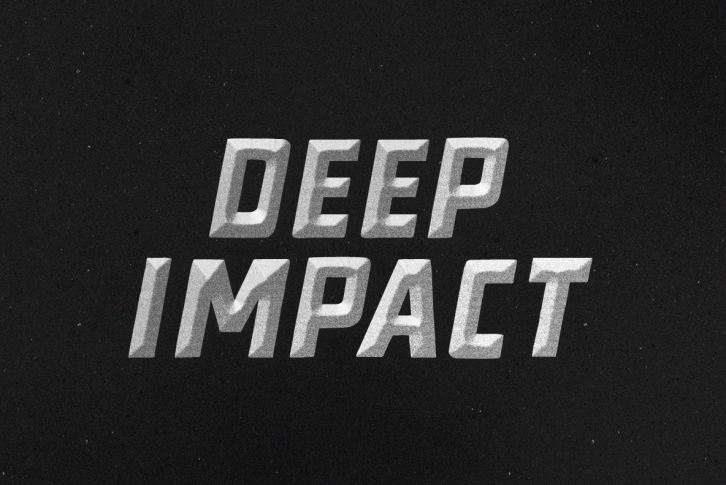 Deep Impact Font Font Download