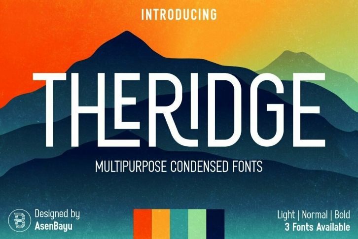 Theridge Font Font Download