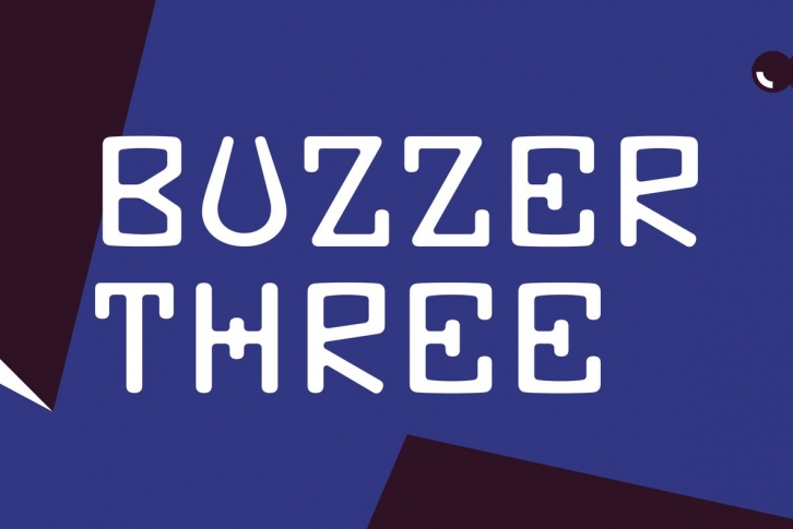 Buzzer Three Font Font Download