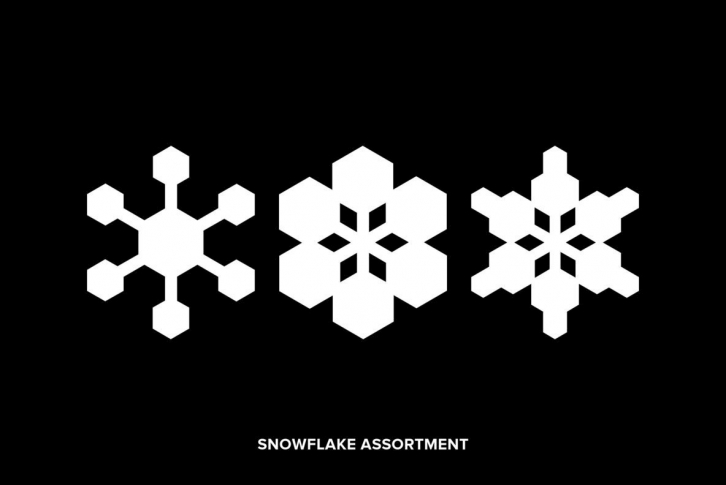 Snowflake Assortment Font Font Download