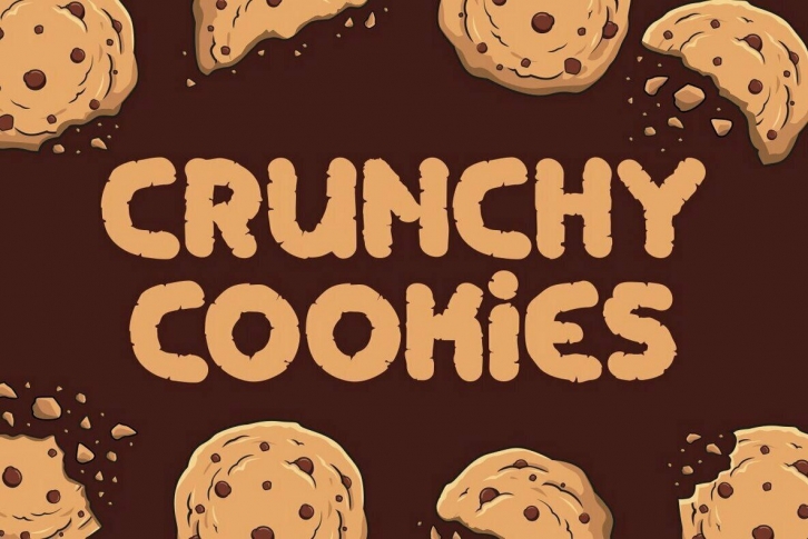 Crunchy Cookies Font Font Download