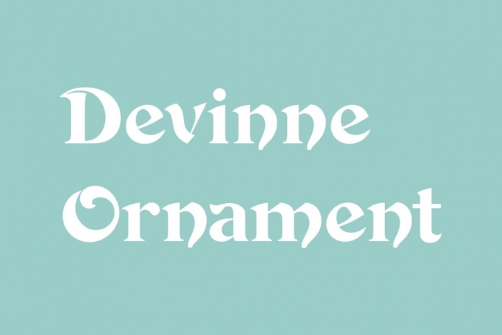 Devinne Ornament Font Font Download